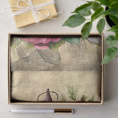 Papier Mousseline Découpage Arrière - plan du parchemin de cage d'oi (Cadeau)