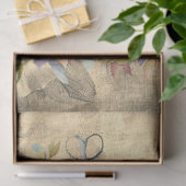 Papier Mousseline Découpage Arrière - plan du parchemin de cage d'oi (Cadeau)