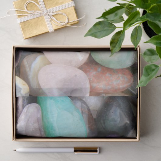 Papier Mousseline Découpage Arrière - plan Gemstones Agate (Cadeau)