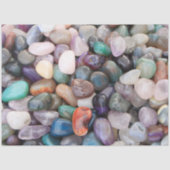 Papier Mousseline Découpage Arrière - plan Gemstones Agate (Recto)