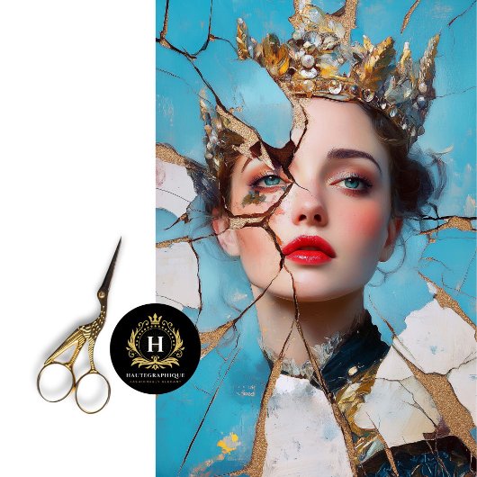 Papier Mousseline Découpage Art Abstrait Pourcentage brisé