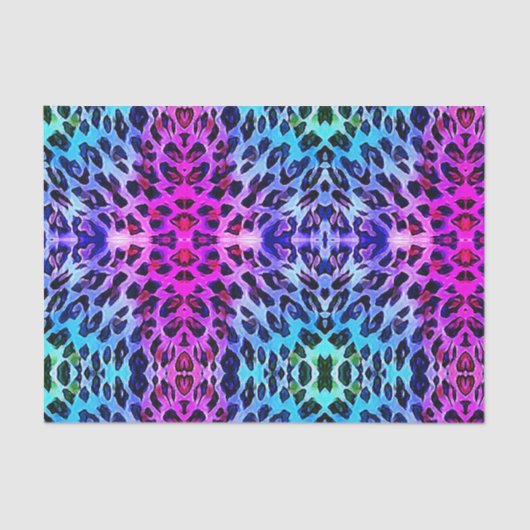 Papier Mousseline Découpage Art Abstrait rose violet (Recto)