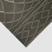 Papier Mousseline Découpage Art déco en métal plat Taupe (Détail)