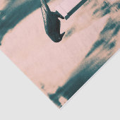 Papier Mousseline Découpage Art Découpage Beige Beige Gothique Crow (Détail)