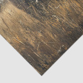 Papier Mousseline Découpage Art Découpage Rustique Highland Cow Pays (Détail)