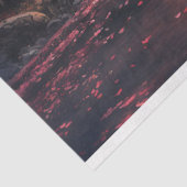 Papier Mousseline Découpage Art Dramatique Arbre en Fleur de Cerisie (Détail)