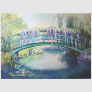 Papier Mousseline Découpage art impressionniste de Bridge et de Wist