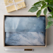 Papier Mousseline Découpage Art Lion bleu (Cadeau)