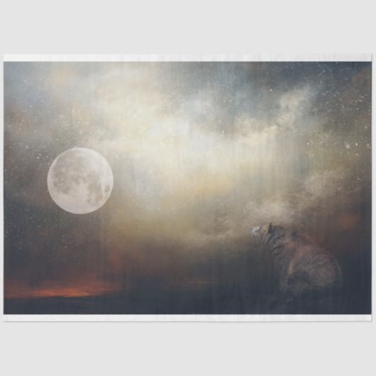 Papier Mousseline Découpage Art Ours de Montres (Recto)