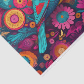 Papier Mousseline Découpage-Art populaire, papier d'ornithologie (Détail)