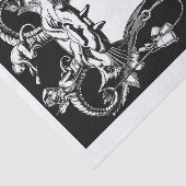 Papier Mousseline Découpage artistique classique de Gargoyle (Détail)