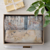 PAPIER MOUSSELINE DÉCOUPAGE ARTISTIQUE DE LA FERME RUSTIQUE MÉDIA (Cadeau)