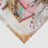 PAPIER MOUSSELINE DÉCOUPAGE ARTISTIQUE DE LA FERME RUSTIQUE MÉDIA (Détail)