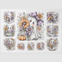 Découpage Automne Fantômes - Plusieurs tailles