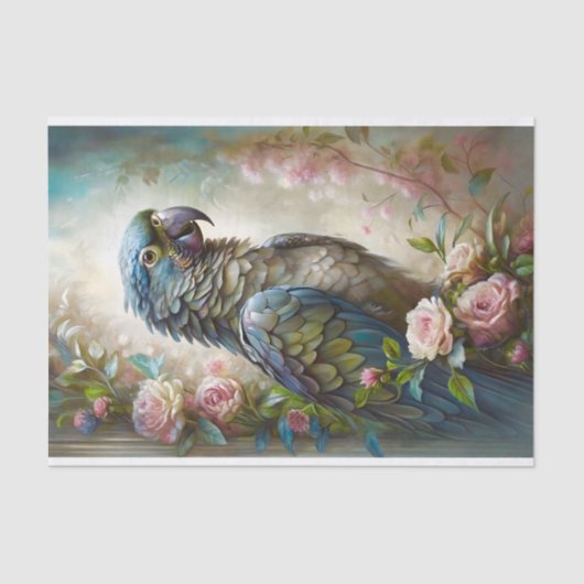 Papier Mousseline Découpage Azure Splendor (Recto)