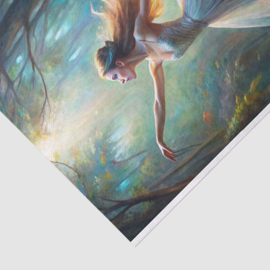 Papier Mousseline Découpage Ballerina forestière enchantée (Détail)