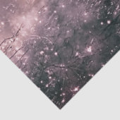 Papier Mousseline Découpage Ballerine gracieuse et cygnes teinte vio (Détail)