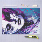 Papier Mousseline Découpage beauté aquarelle (Artisanat)