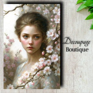 Papier Mousseline Découpage beauté Blossom