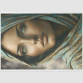 Papier Mousseline Découpage beauté exotique (Recto)