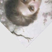 Papier Mousseline Découpage Beauté Florale (Détail)