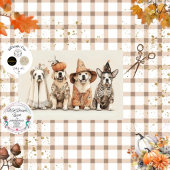 Papier Mousseline Découpage Beurre d'arachide & Amis Doggie Hallowee