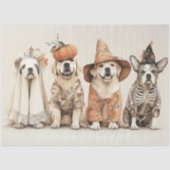 Papier Mousseline Découpage Beurre d'arachide & Amis Doggie Hallowee (Recto)