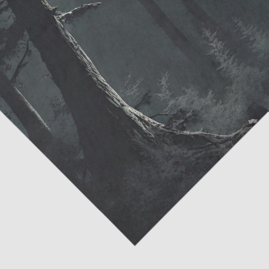 Papier Mousseline Découpage Bigfoot Cryptid (Détail)