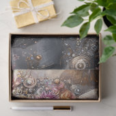 Papier Mousseline Découpage Bijoux d'éléphants fantaisie ornés (Cadeau)