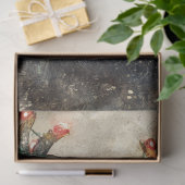 Papier Mousseline Decoupage Black Lab Christmas Lights Antlers (Cadeau)