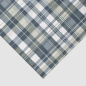 Papier Mousseline Découpage blanc plaqué vert bleu Denim (Détail)