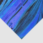 Papier Mousseline Découpage bleu Abstrait fractionné (Détail)