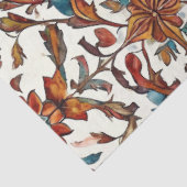 Papier Mousseline Découpage Bleu et Rustique d'Automne (Détail)