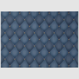 Papier Mousseline Découpage bleu foncé Arlequin Diamond