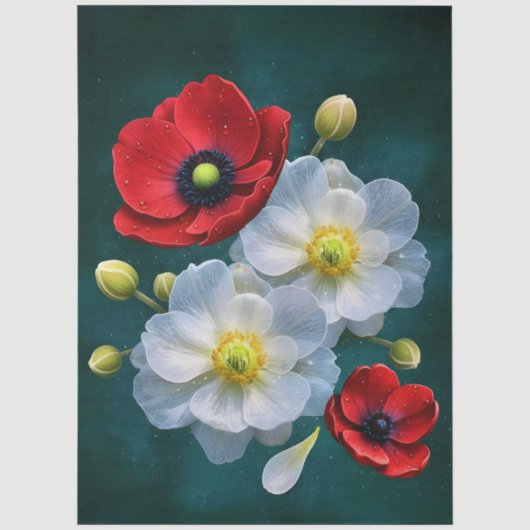 Papier Mousseline Decoupage Bloom (Recto)