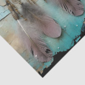 Papier Mousseline Découpage BoHo Dreamcatcher Feathers (Détail)