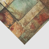 Papier Mousseline Découpage Boho vintage (Détail)