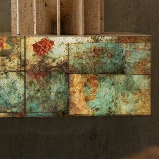 Papier Mousseline Découpage Boho vintage