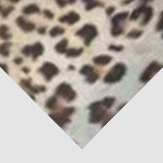 Papier Mousseline Decoupage Bold Leopard Print Background (Détail)