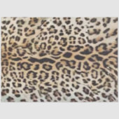 Papier Mousseline Decoupage Bold Leopard Print Background  (Recto)