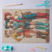 Papier Mousseline Decoupage Boot-Scootin Western Cowgirls (Artisanat)