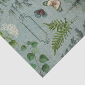 Papier Mousseline Découpage botanique du papillon de l'ours des bois (Détail)