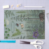 Papier Mousseline Découpage botanique du papillon de l'ours des bois (Artisanat)