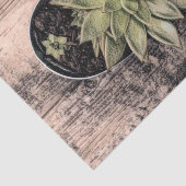 Papier Mousseline Découpage botanique Vintage et rustique (Détail)