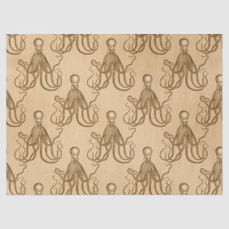 Papier Mousseline Découpage Brown Vintage d'octopus