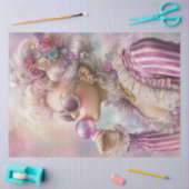 Papier Mousseline Decoupage Bubble Gum Retro Chic Hot Days Summer  (Artisanat)