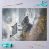 Papier Mousseline Découpage Cabine Stormwatch sur Irlande Seashore (Artisanat)