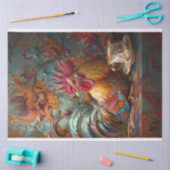 Papier Mousseline Découpage Café de poulet orné Whimsical 2 (Artisanat)