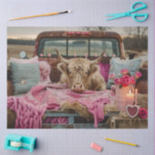 Papier Mousseline Découpage Camion de Saint-Valentin de vache Whimsl (Artisanat)