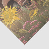 Papier Mousseline Découpage Camion rouge rustique, vache de grange e (Détail)